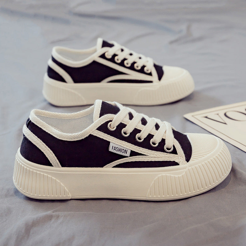 Damen Modische Sneaker im trendigen Design mit sportlicher Sohle EB