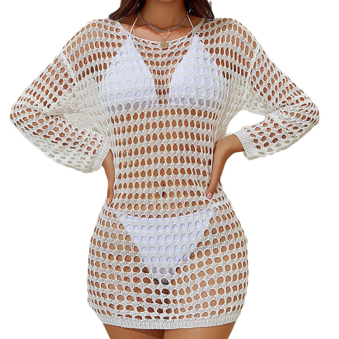 Damen Netz-Strandkleid EB