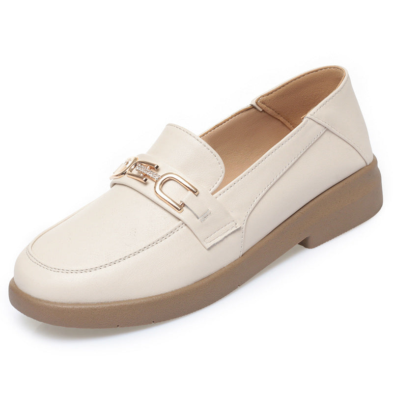 Damen Mokassins mit modischem Schmuckdetail und rutschfester Sohle EB