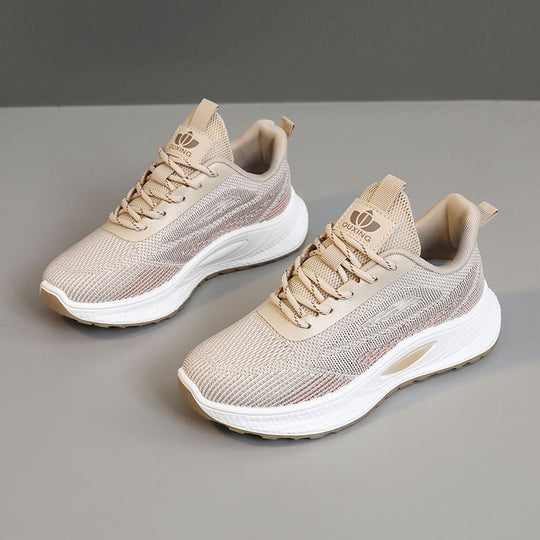 Damen Atmungsaktive Freizeitschuhe mit dämpfender Laufsohle und elastischem Obermaterial EB