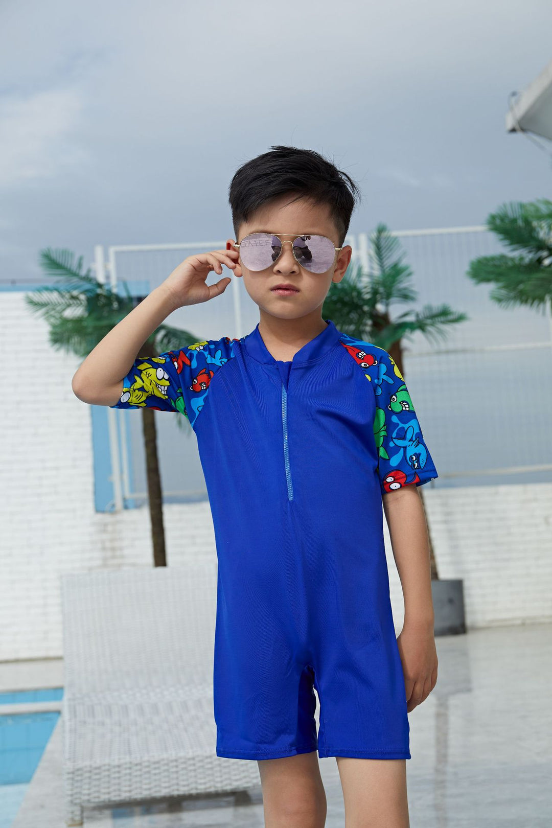 Jungen UV-Schutz Schwimmanzug EB