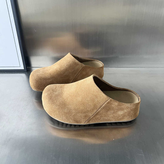 Damen Komfort Clogs aus hochwertigem Wildleder EB
