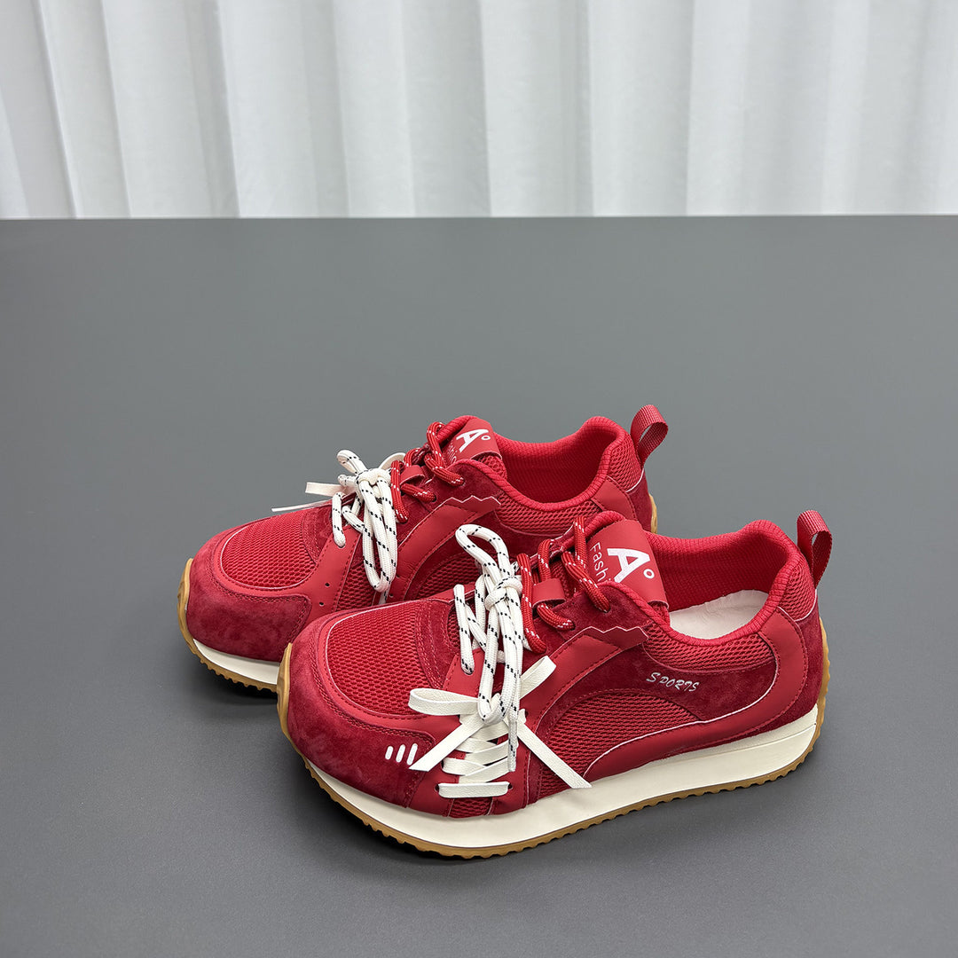 Damen Sportliche Sneaker mit innovativer Schnürtechnologie und atmungsaktiver Obermaterialkombination EB