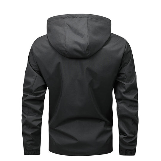 Herren wetterfeste Leichtjacke mit innovativem Kapuzensystem EB