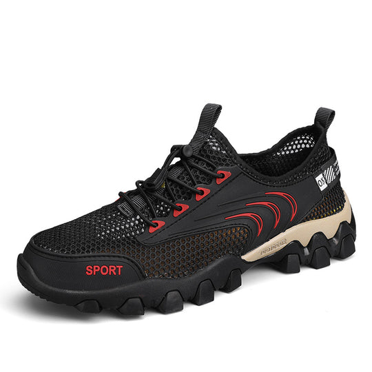Damen Sportliche Mesh-Sneaker mit rutschfestem Profil EB