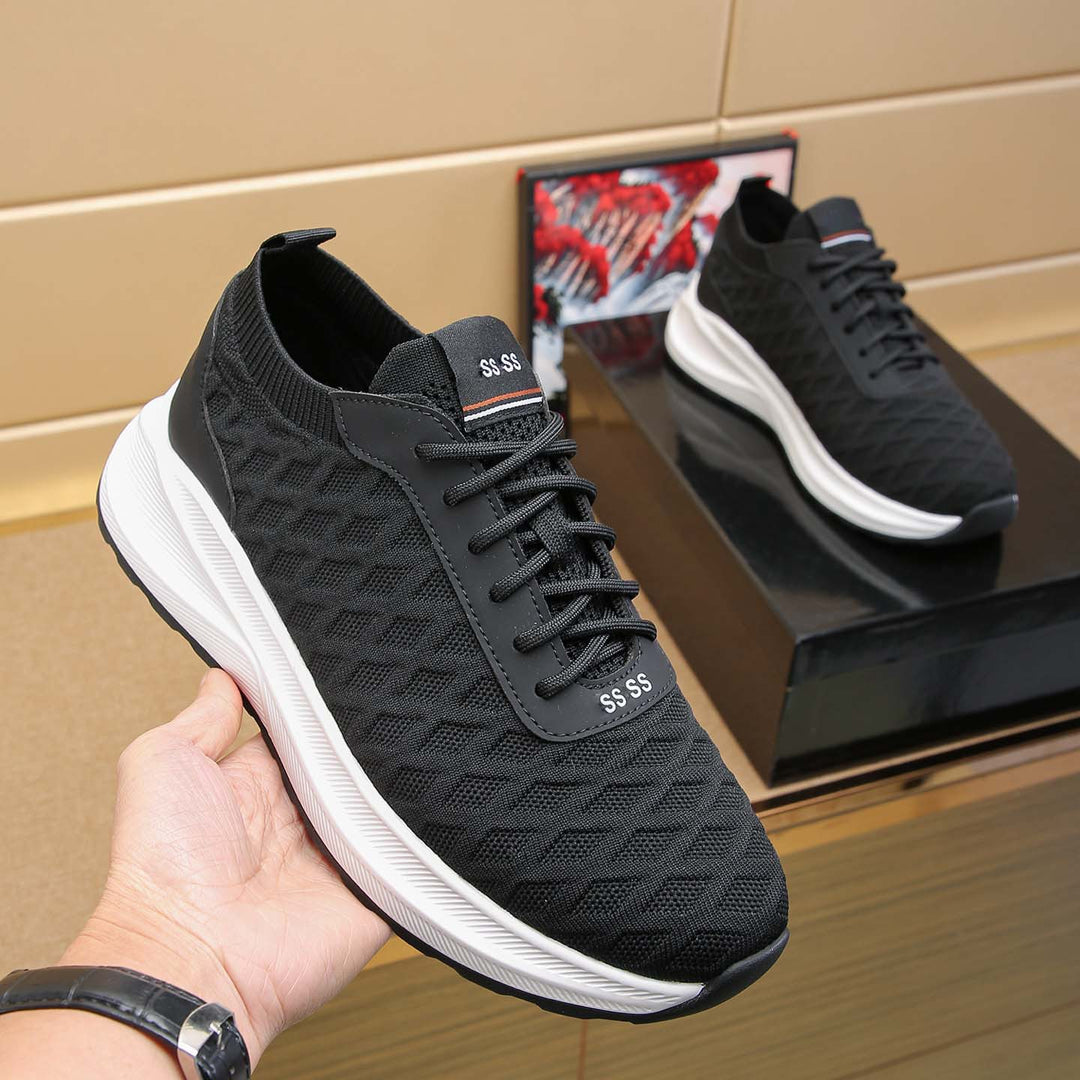 Damen Sportliche Mesh-Sneakers mit rutschfester Sohle und hochwertiger Dämpfung EB