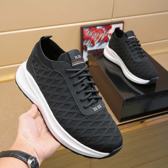 Damen Sportliche Mesh-Sneakers mit rutschfester Sohle und hochwertiger Dämpfung EB