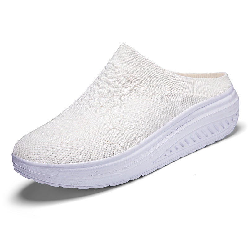 Damen Komfortable Slip-On Clogs mit atmungsaktivem Obermaterial EB