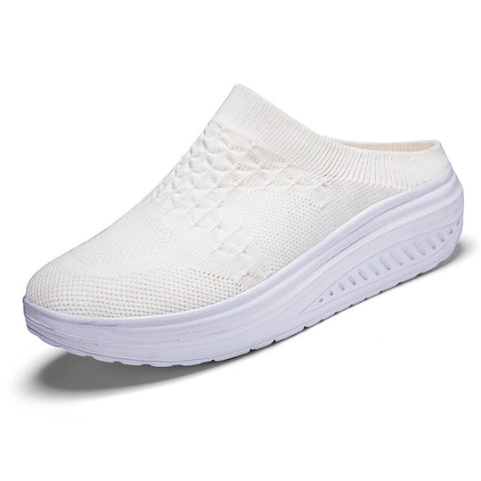 Damen Komfortable Slip-On Clogs mit atmungsaktivem Obermaterial EB