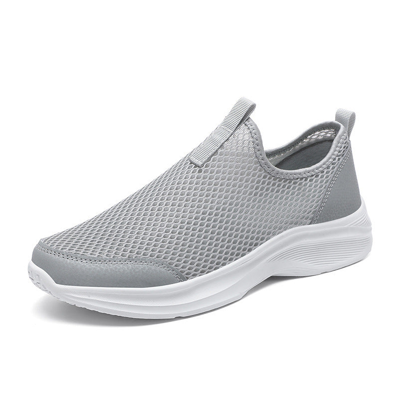 Damen Leichte und atmungsaktive Slip-On Sneakers mit flexiblem Mesh-Heel von EB