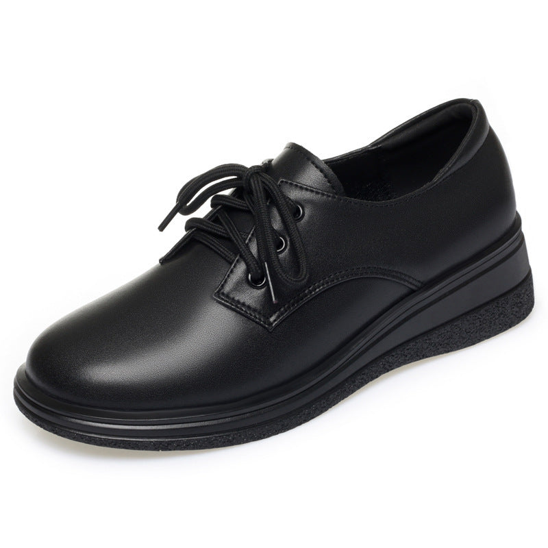 Damen Bequeme Schnürschuhe mit rutschfester Sohle EB