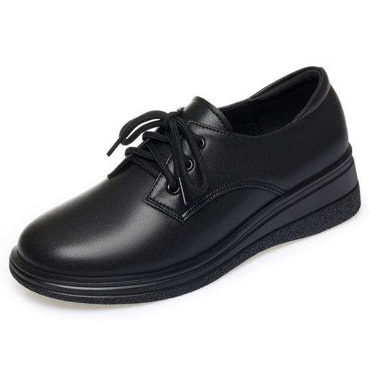 Damen Bequeme Schnürschuhe mit rutschfester Sohle EB
