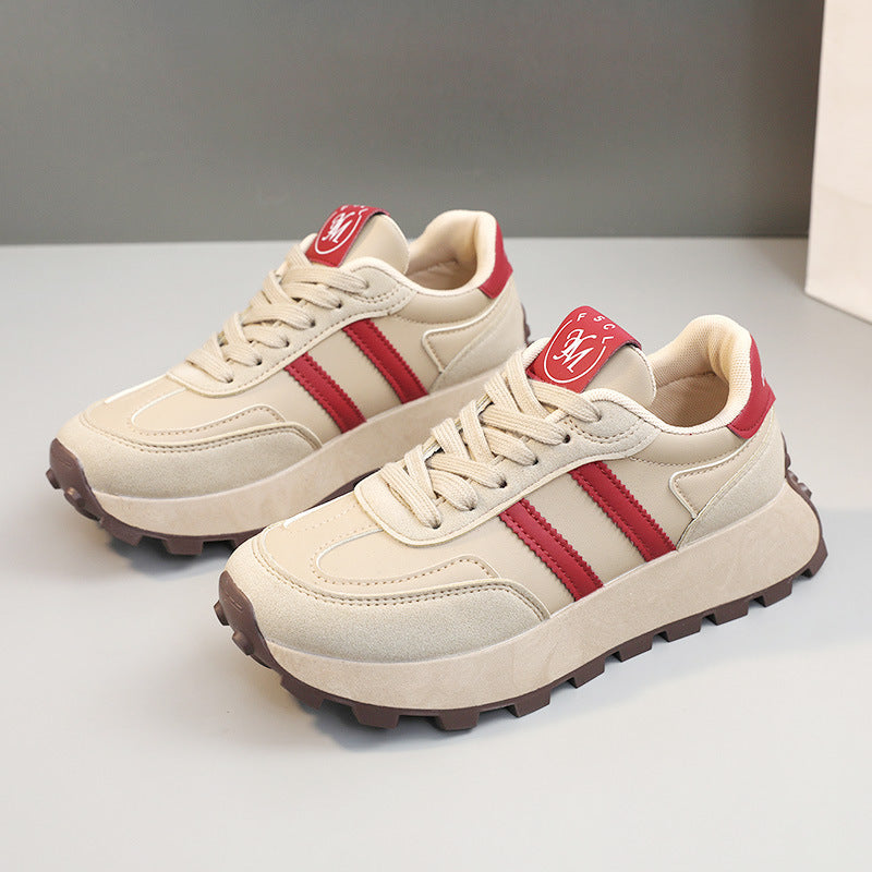 Damen Sportliche Sneakers mit rutschfester Profilsohle und stylishem Design EB