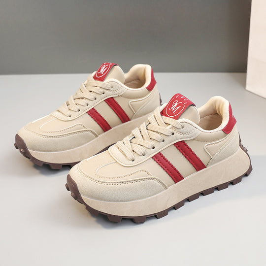 Damen Sportliche Sneakers mit rutschfester Profilsohle und stylishem Design EB