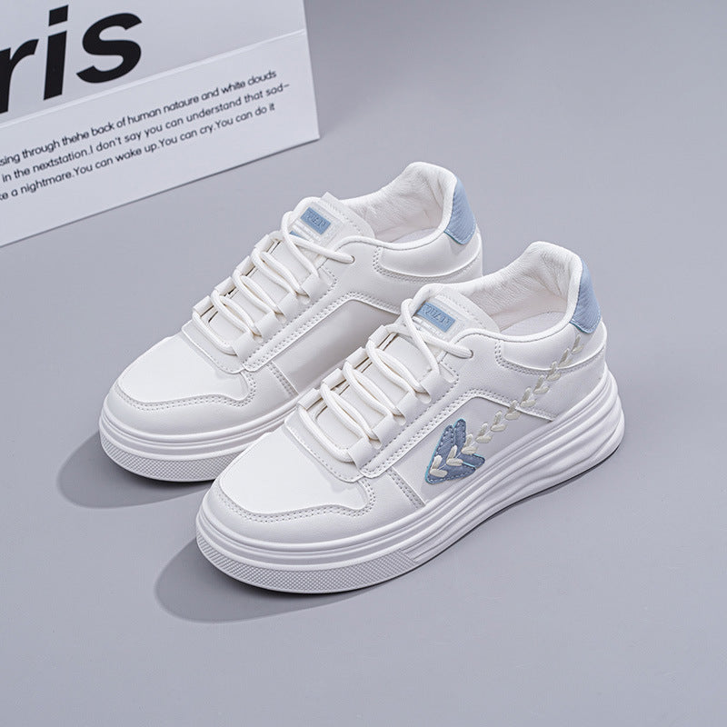 Damen Sportliche Plateau-Sneaker mit eleganten Details und atmungsaktivem Obermaterial EB