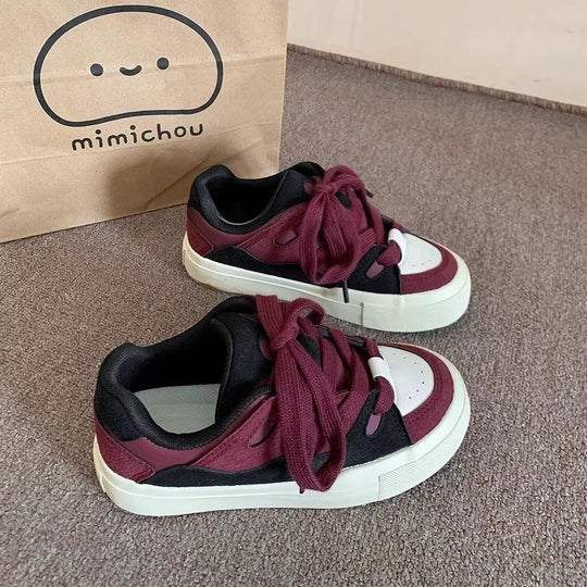 Damen Sneakers mit verspielten Schäfchen-Applikationen und atmungsaktivem Obermaterial EB