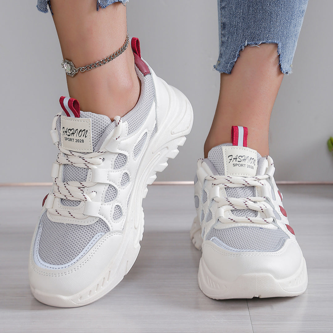 Damen Freizeit-Sneaker mit atemberaubendem Herz-Design und atmungsaktivem Obermaterial EB