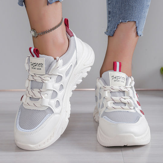 Damen Freizeit-Sneaker mit atemberaubendem Herz-Design und atmungsaktivem Obermaterial EB