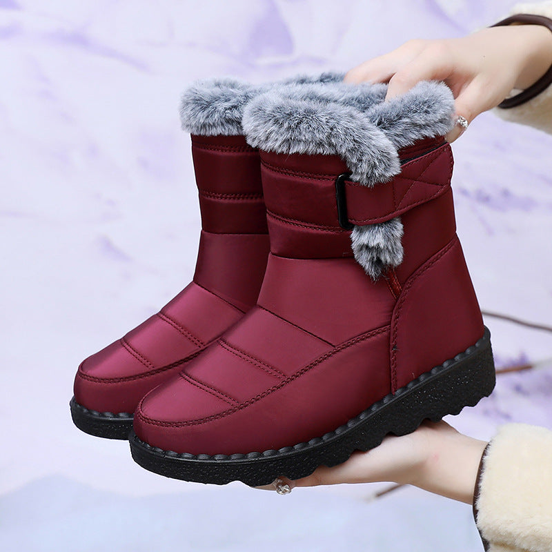 Damen Winterstiefel mit kuscheligem Futter und rutschfester Sohle EB