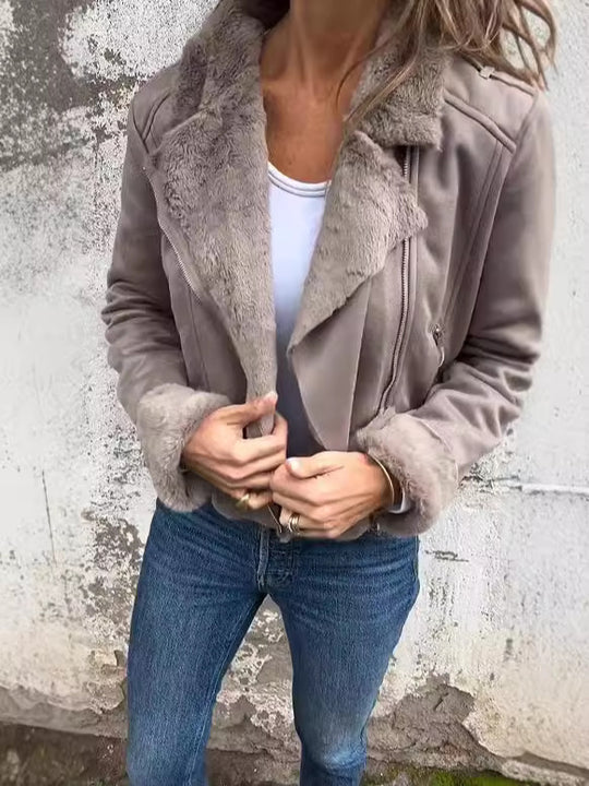 Damen Kunstfell jacke EB