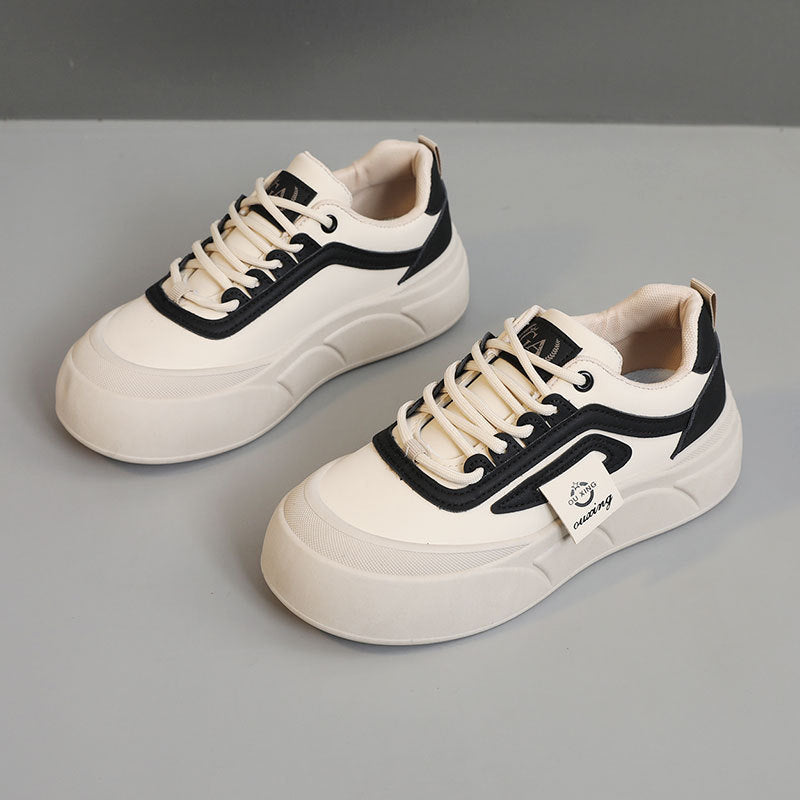 Damen Plateau Sneakers mit ergonomischer Dämpfung und rutschfester Sohle EB
