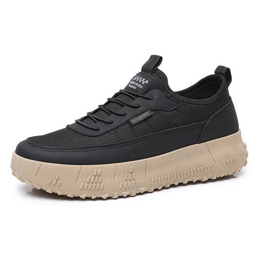 Damen Sportliche und komfortable Sneakers mit dicker Profilsohle EB