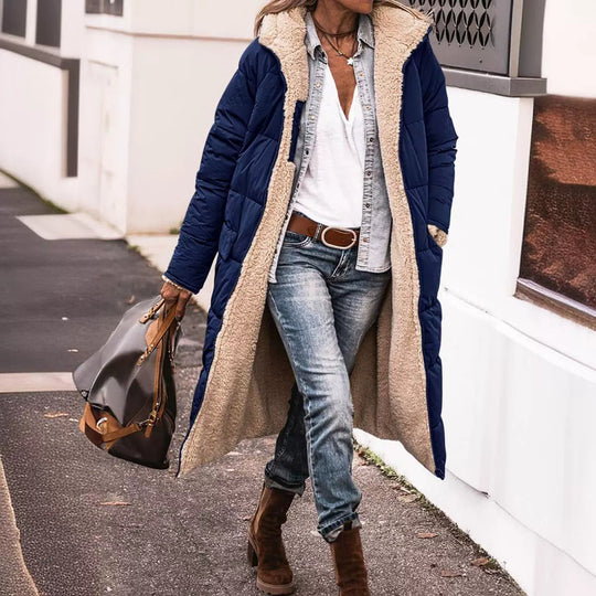 EB | Wendejacke mit Kapuze In Knielanger Form