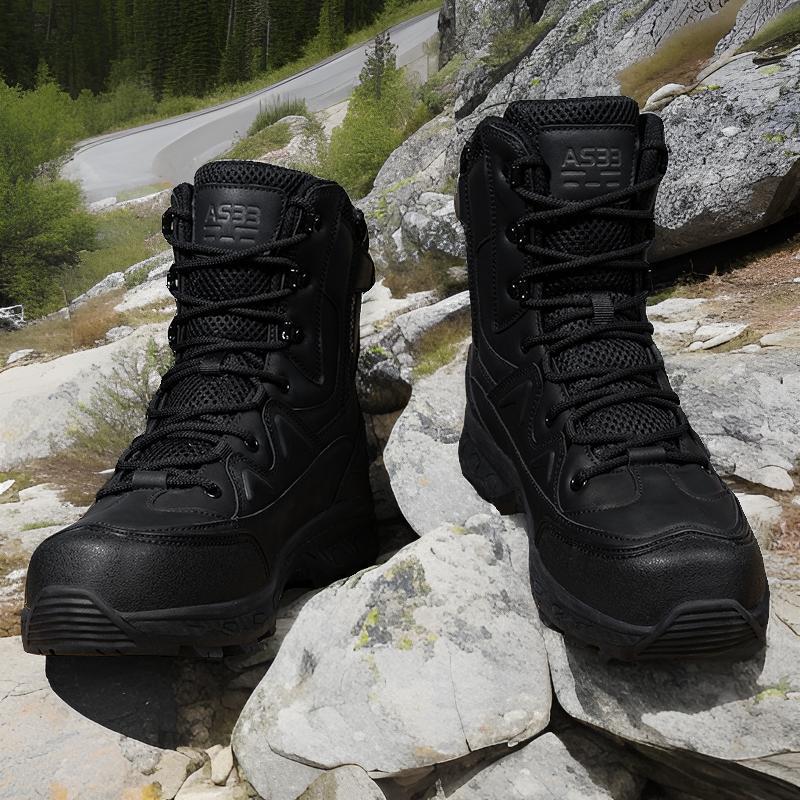 Herren leistungsstarke Tactical Boots mit rutschfester Sohle und atmungsaktiver Konstruktion EB