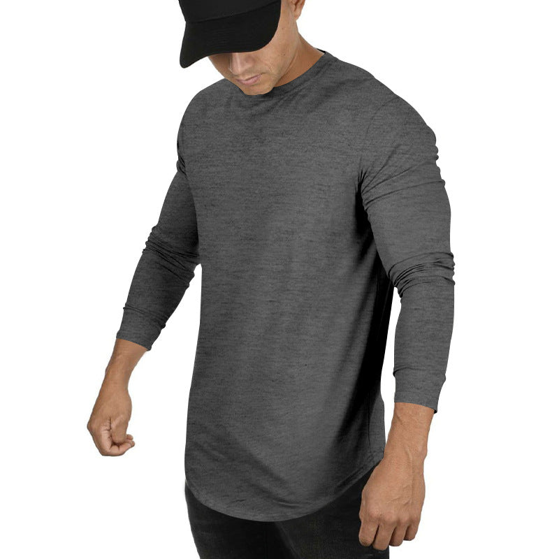 Herren Langarmshirt mit innovativem Schnitt und atmungsaktiver Struktur EB