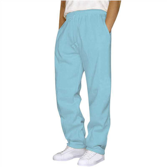 Damen nan ungekürzte Relax-Freizeithose mit hohem Komfortbund, innenliegendem Kordelzug und seitlichen Eingrifftaschen EB