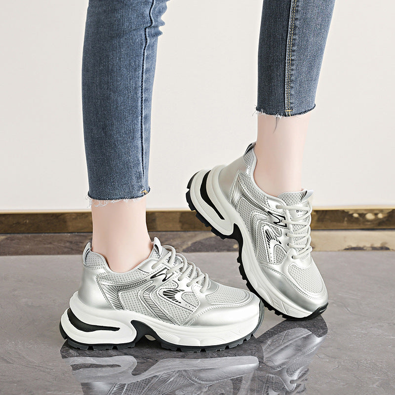 Damen atmungsaktive Sport Sneakers mit dämpfender Sohle und rutschfestem Profil EB
