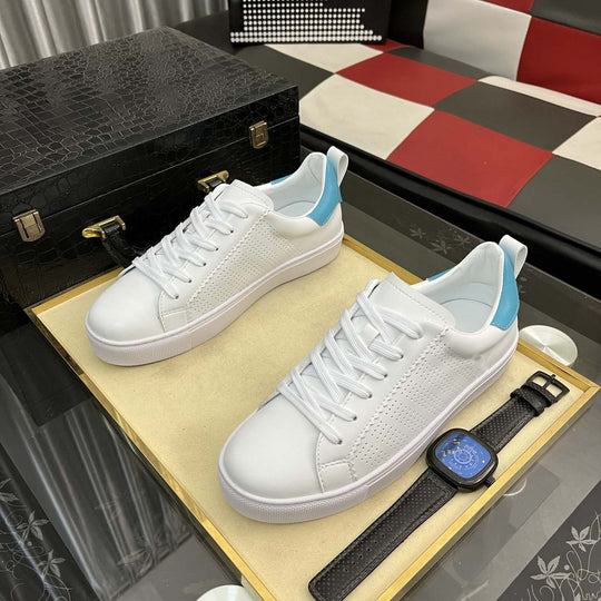 Damen sportliche Sneaker mit atmungsaktiver Oberflächenstruktur und rutschfester Sohle EB