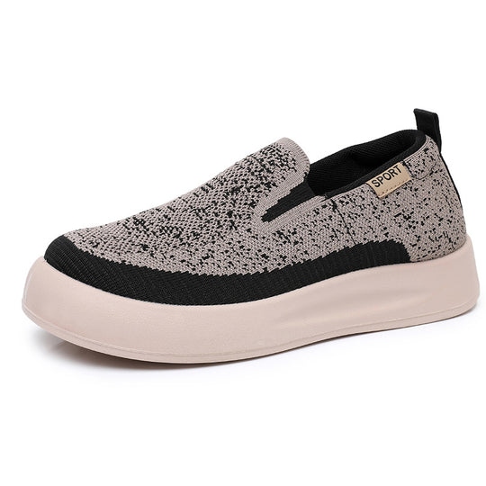 Damen Sportliche Halbschuhe mit elastischem Einstieg und Komfortsohle EB