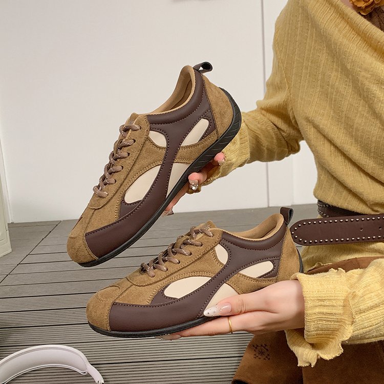 Damen sportliche Freizeit-Sneaker mit atmungsaktiver Obermaterialstruktur und gepolsterter Innensohle EB