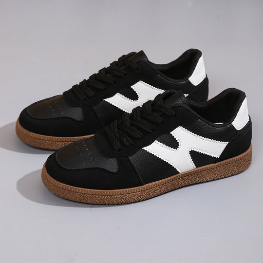 Damen Sportliche Sneakers mit strapazierfähigem Obermaterial und rutschfester Gummisohle EB