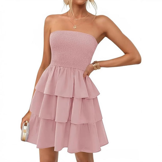 Damen Volantkleid mit hautfreundlichem Material EB