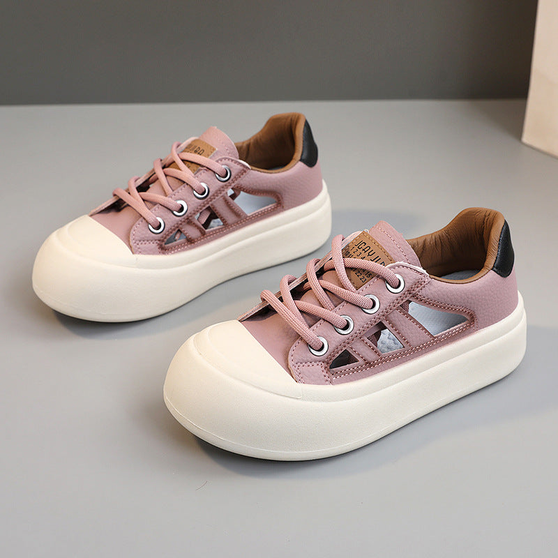Damen modische Sneaker mit atmungsaktivem Obermaterial und weicher Dämpfung EB
