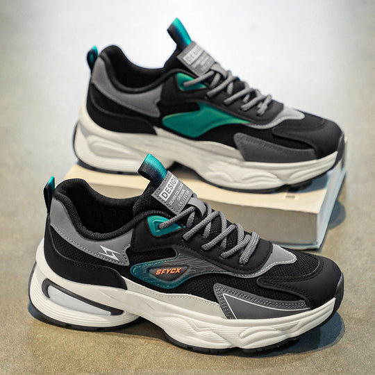 Damen Modische Chunky Sneakers mit atmungsaktiver Netzstruktur und dämpfender Sohle EB