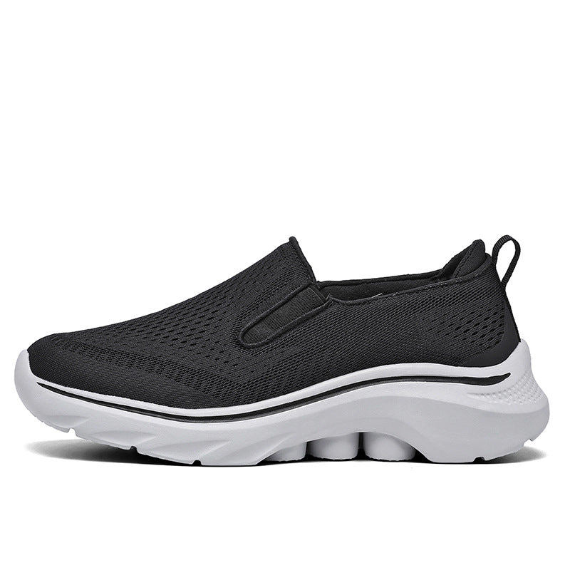 Damen Atmungsaktive Slip-On Sneakers mit flexiblem Sohlenkomfort EB