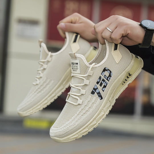 Damen Atmungsaktive Sneakers mit flexibler Laufsohle und stoßdämpfendem Fußbett EB