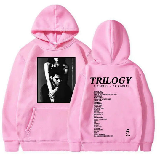 Damen Kapuzenpullover mit künstlerischem Fotodruck und einzigartigem Schriftzug EB
