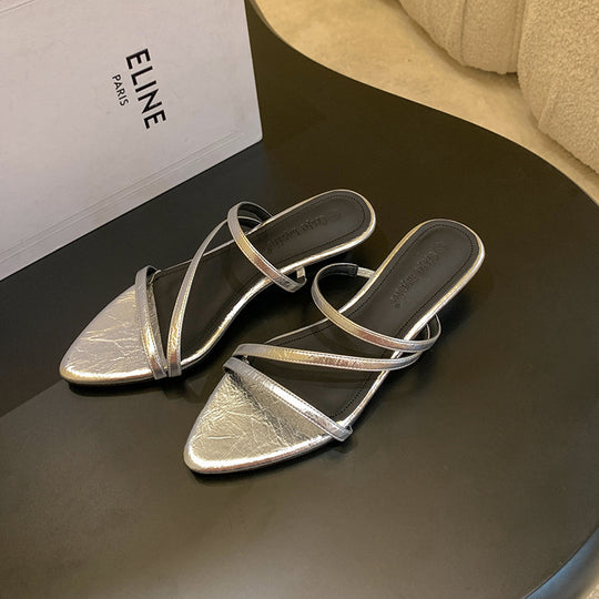 Damen elegante Plateau-Sandalen mit verstellbaren Riemchen EB