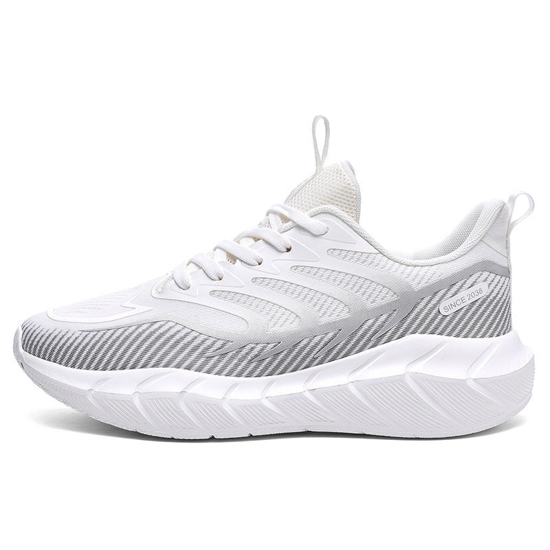 Damen Sportliche Lauf-Sneaker mit atmungsaktiver Oberflächenstruktur und dämpfender Sohle EB