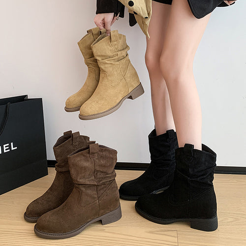 Damen Stiefeletten im eleganten Slouch-Design EB