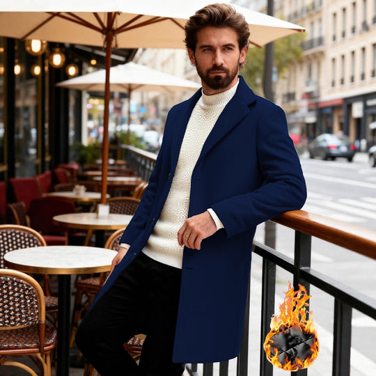 Herren eleganter, klassischer Übergangsblazer EB