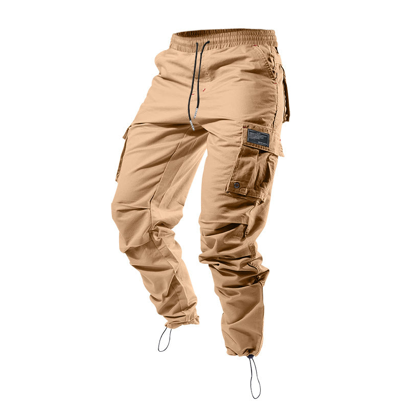 Herren nan urban-utility Cargo-Joggerhose mit verstärkten Klappentaschen, D-Ring-Details und elastischem Knöchelabschluss EB