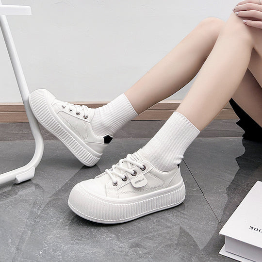 Damen modische Sneakers mit sportlichem Design und rutschfester Gummisohle EB