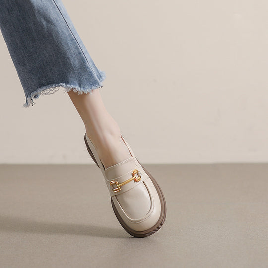 Damen Mokassins mit eleganter Schnallenapplikation EB