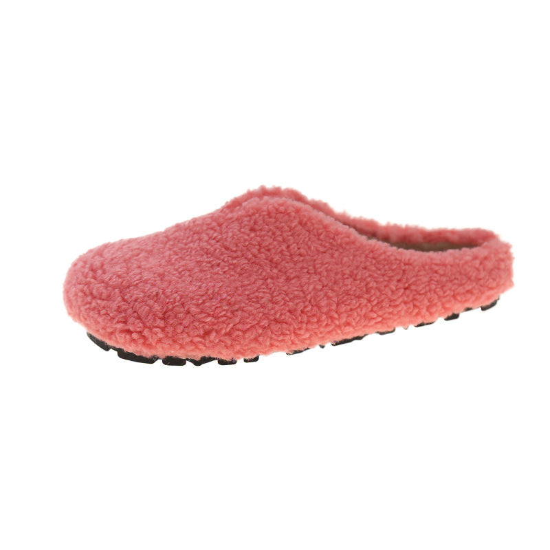Damen Flauschige Hausschuhe mit rutschfester Sohle und weichem Innenfutter EB