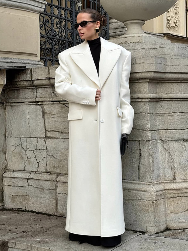 Damen oversized Wollmantel EB